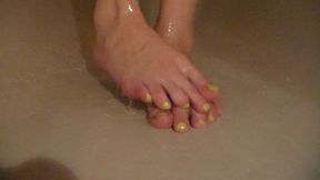 Piss all over my feet