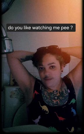 Do you like watching me pee, want me to hold it in next time untill I cant hold it anymore