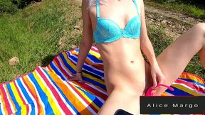 public remote control teen girl!