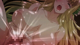 Subordinated Platinum-blonde Huge-titted Cougar 3some Fuck-a-thon with Ebony Dark Elf - DRIZZLING CLIMAX and Popshot on Breasts - 2d animated Anime porn