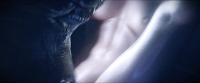 Shepard - Bonding with the Turian Monster