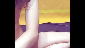 The Glass disappeared up my wrecked Ass and made me cum