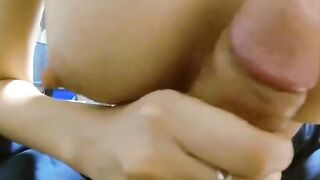 "Blondie's Wild Ride: Busty Coed Gets A Hardcore Facial"