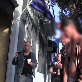 Cody Allen - Naked, Tied up, Zippered, Humiliated in Public