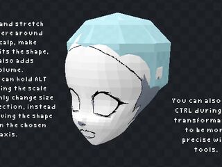 How to Quickly Make Hair For Your CG Comics Model