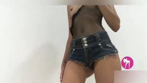 cute latina girl dance live in webcam show compilation dancing