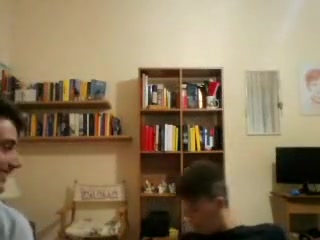 Italian Cute Shy Friends Show Their Hot Round Butts On Cam