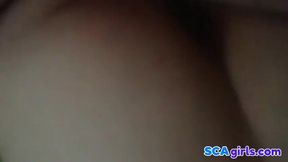 Norsk amatørkone Morning Quickie etter dusj