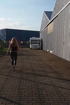 Mature Woman in Tight Black Leggins