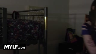 Lesbian Step-Daughter Makes Her Way Into Her Stepmom's Room To Cuddle &amp; Eat Taboo Pussy - MYLF