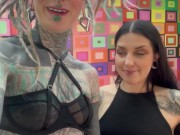 Hardcore BTS with Morea Black and Anuskatzz: Anal, Blowjobs, and Fuck Machine Fun!