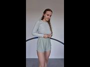 cute hula hoop girl 🩶