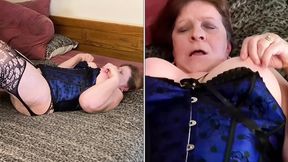 Granny Nurse Chapel�s Bwc Dildo Masturbation & Orgasms