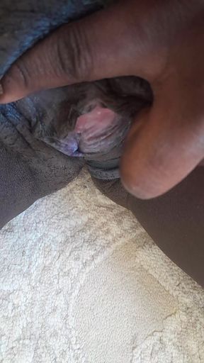 Step sister showing her fat pussy to her step brother on video call   Clip 1