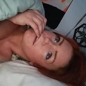 Redhead Feels Herself and Her Dd Natural Tits