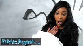 Booty Bouncing British Ebony Asia Rae Rides Big Cock