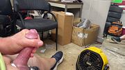 POV Almost caught at work busting a nut