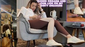 Ruined Orgasm and Cum Lick on My Dirty Sneakers used at Date Night - IGNORED - FOOTJOB - CBT - SHOEJOB - FEMDOM - CUCKOLD - FOOT DOMINATION - SNEAKERS - CUMSHOT - CUM LICK - FEMALE DOMINATION - BALLBUSTING re