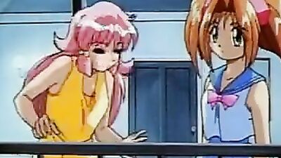 Naughty hentai on the beach with a kinky couple getting wet and wild