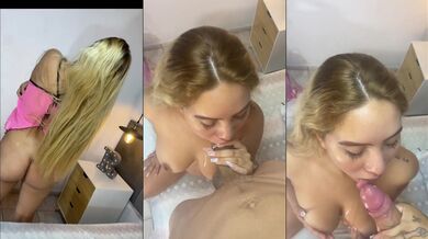 Laura Nader beautiful Colombian enjoys sucking my big cock