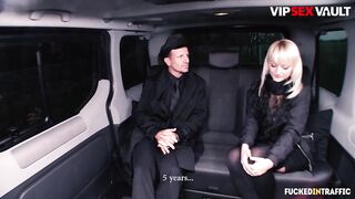BANGED INSIDE TRAFFIC Beauty Blondie Katy Rose Hard Drilled On