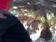 My small cock! Risky cock out walk, cars go by! No cum!!