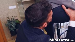 Businessman Pol Prince pounds Rafael Ferreira hard and deep