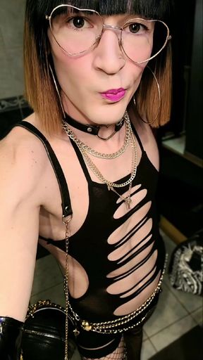 👻SNAptaPussy [&sup3;&sup1;mar&sup2;⁵] Torn Dress &amp; Latex Gloves Cul_a_Eclat&eacute; CAM4
