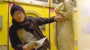 Naughty Japan Laundromat Encounter – Steamy Rendezvous with a Striker