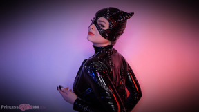 CATWOMAN SHOCKS YOUR COCK AND FUCKS YOU UP ON INHALANTS
