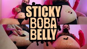 Sticky Boba Belly - Gooey Tapioca Pearl Belly Button Poke & Play