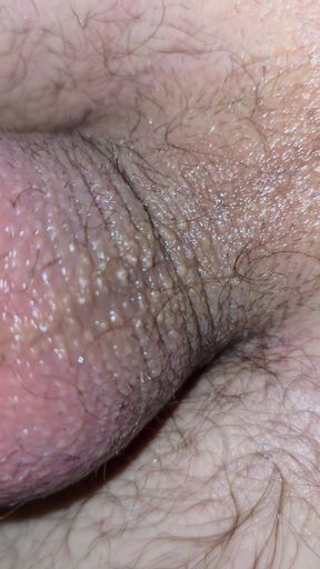 Cumshot camera with anal plug in shower