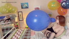 B2P Preinflated Periwinkle 17’’ Tuftex while Rubbing my Pussy
