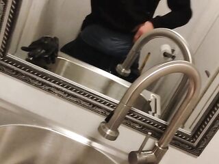 Bath jerking off it at work