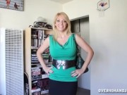 Hot Busty Milf Handjob