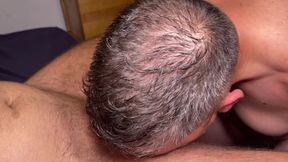 Deepthroat, Spanking and Double Fucking an Obedient Chubby