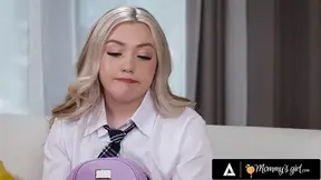 Reya Lovenlight's steamy strap-on sessions with expelled stepdaughter Eva Nyx