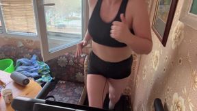 Home Workout Sfw Video