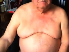 grandpa stroke on webcam