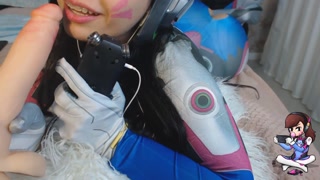 ASMR COSPLAY DVA OVERWATCH BLOWJOB SO HOT