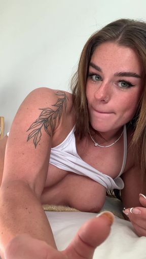 18yobrunette's Petite JOI: Cum for Me, You Dirty Fuck!