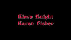 karen fisher fingers kiara knight s shaved pussy
