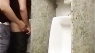 breeding a slut in a Public Bathroom