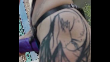 Irina &amp_ Alessa'_s rough STRAP-ON FISTING session