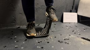 Part 1 - Crushing Keyboard & Mouse with Sneakers – Total Destruction!