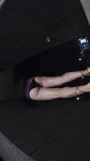 Cheap sissy Slut Crossdresser wants to bend over for dicks outdoors at night.