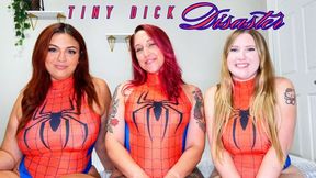 Spiderman Threesome Humiliation: Tiny Dick Disaster 1080