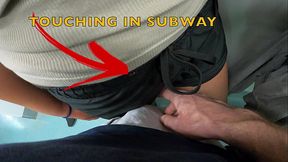 Caught a Guy Touching Woman'_s Pussy in Crowded Metro