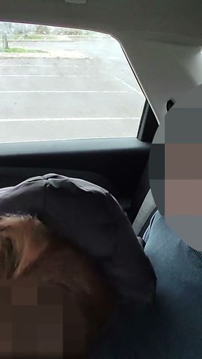 Dick flash - Teacher caught student jerking off in the car and help me cum - MissCreamy   Clip 2