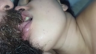the naughtiest kiss on porn hub as she masturbates her husband's very hard cock they kiss hot???